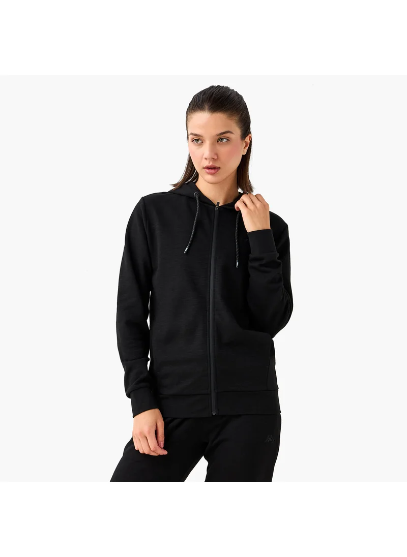 Kappa Kappa Zip Through Hoodie with Kangaroo Pockets