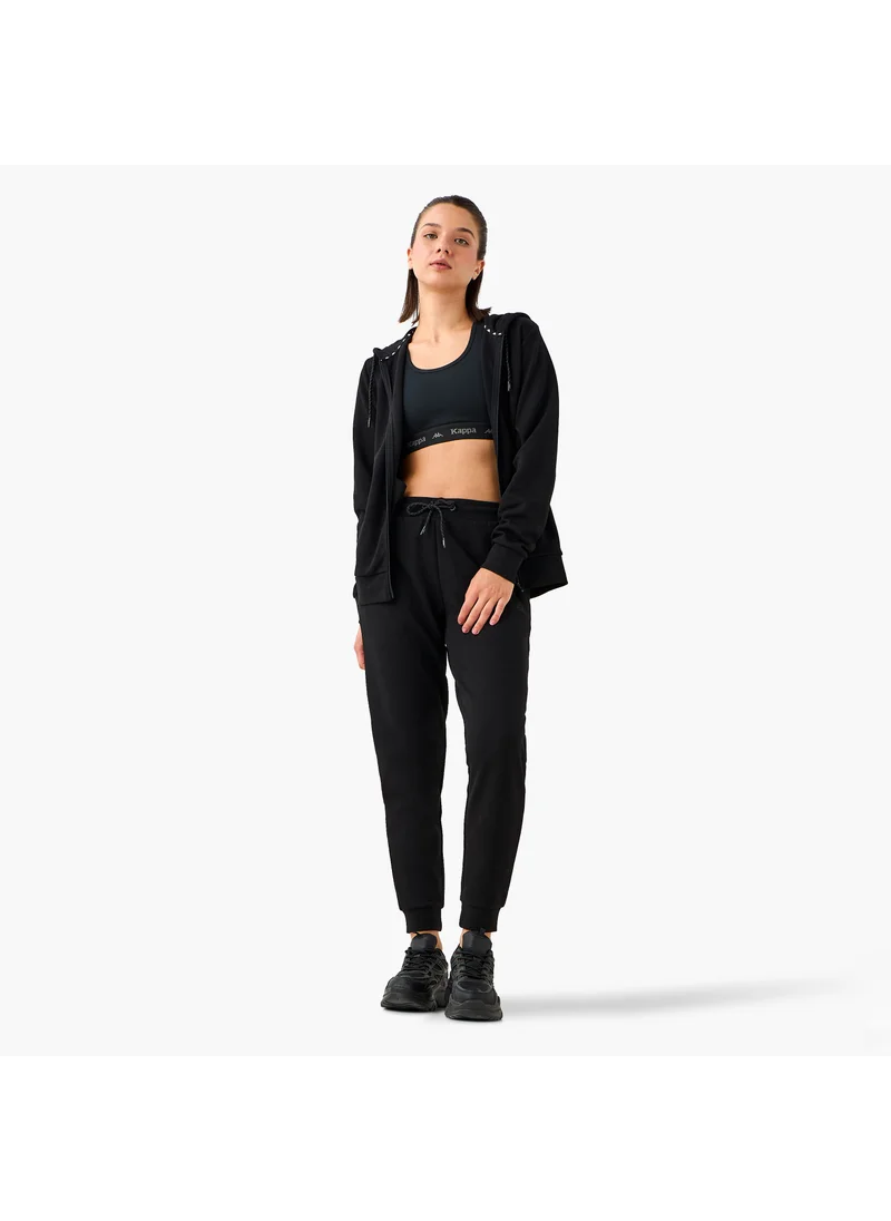 Kappa Kappa Zip Through Hoodie with Kangaroo Pockets