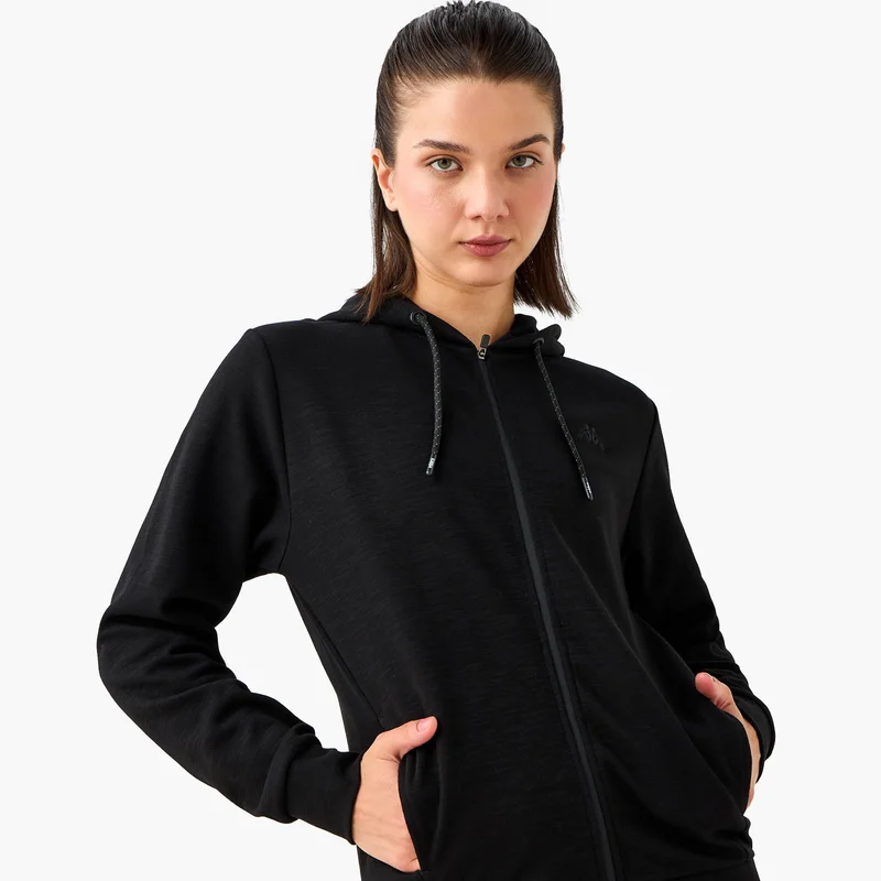 Kappa Kappa Zip Through Hoodie with Kangaroo Pockets