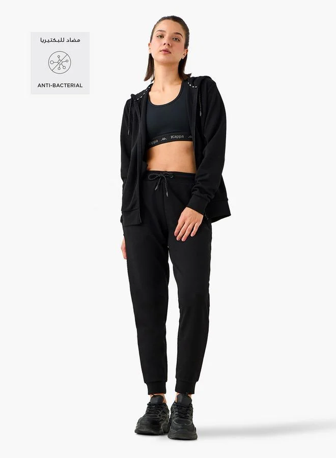 Kappa Kappa Zip Through Hoodie with Kangaroo Pockets