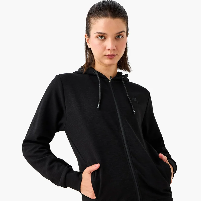 Kappa Kappa Zip Through Hoodie with Kangaroo Pockets