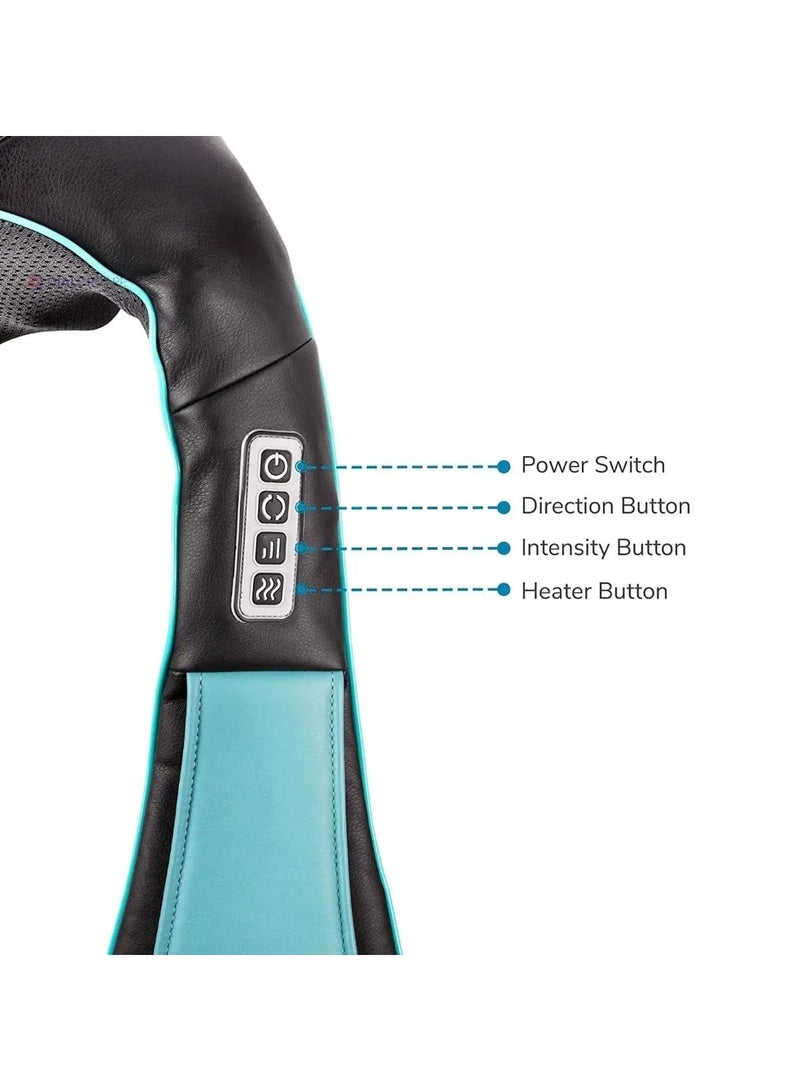 3D Electric Deep Tissue Massager - Neck, Shoulder & Back Pain Relief Device - Ergonomic Body Muscle Relaxation - Portable for Home, Office & Car Use - Image 3