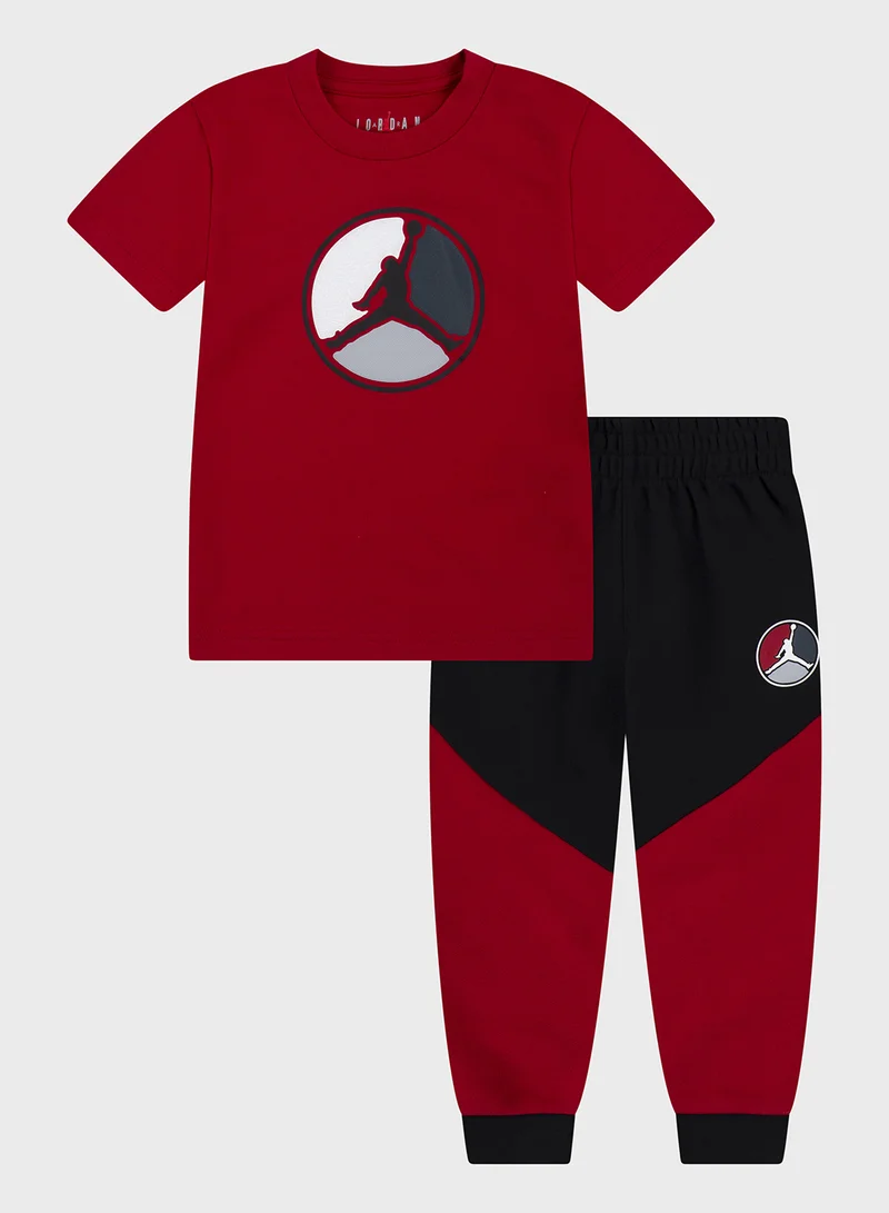 جوردن Infant Jumpman Flight Hbr T-Shirt Sets