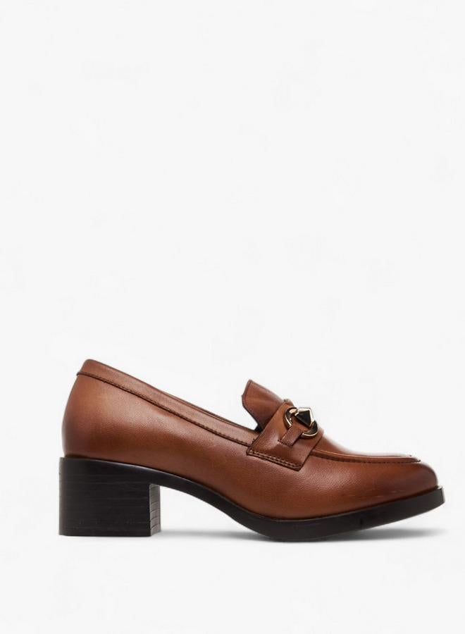 Paprika Women Block Heel Loafers - Image 1