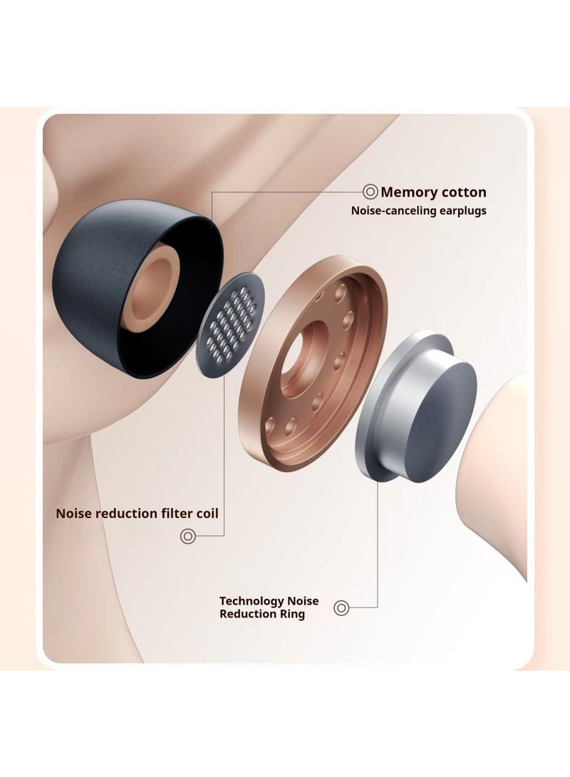 WAIKIL Invisible Sleep Earbuds for Side Sleepers – Wireless Bluetooth 5.2 Tiny Soft Noise Cancelling Earbuds for Sleeping, Hidden Comfortable Earbuds for Work and Rest—BLACK - Image 4