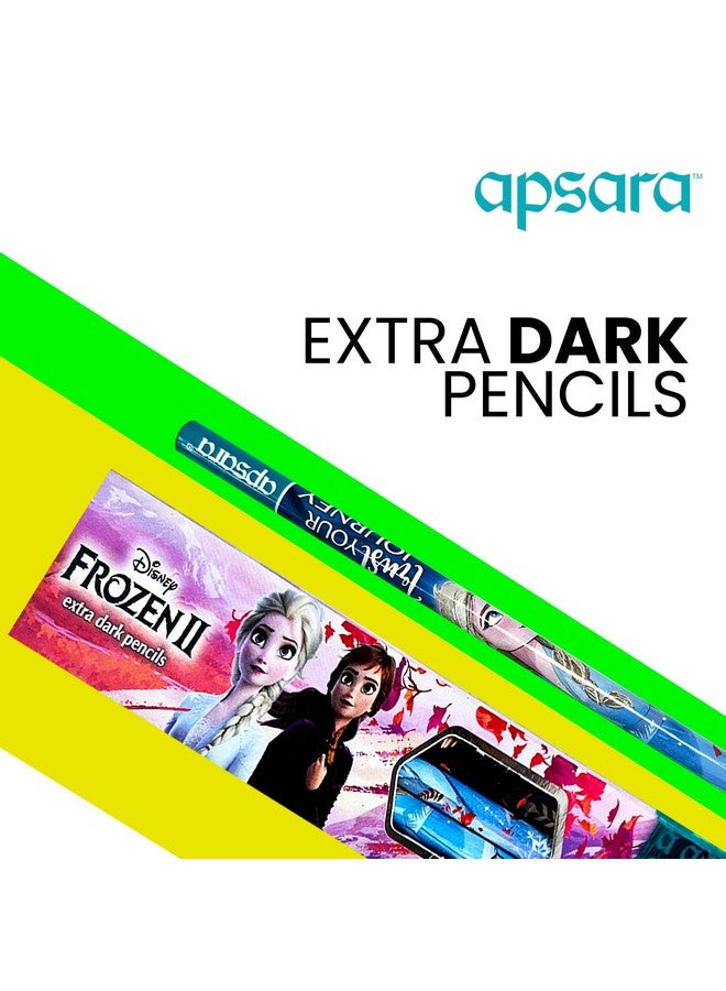 Apsara Disney Frozen-2 Pencils | Disney Pencils & Super Fun Pencils |Use for Kids, School & College Students | Extra Dark & Good Handwriting | Free Sharpener & Eraser (Pack of 10) - Image 2
