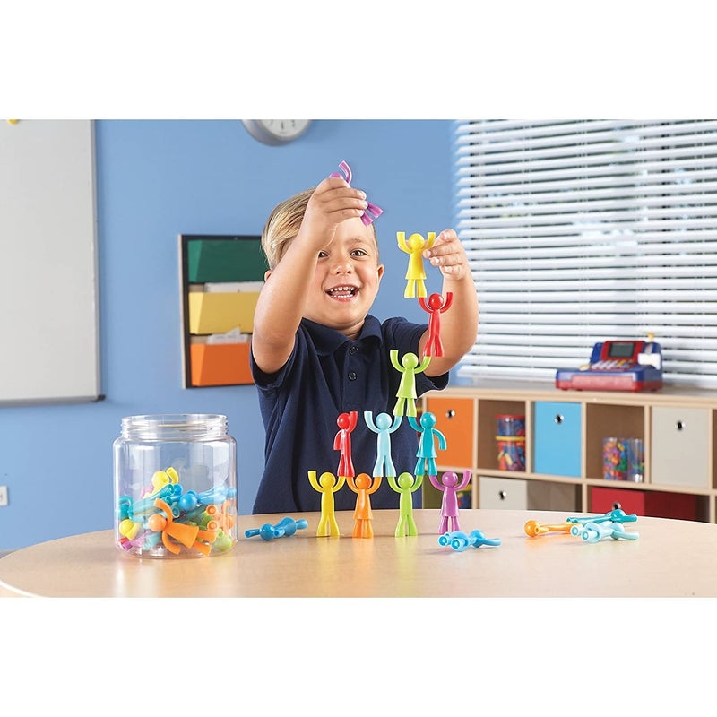 Learning Resources Buddy Builders,32 Pieces, Ages 3+, Fine Motor, Hand Eye Coordination Toy, Fine Motor Skills,Social Emotional Learning Toys - Image 2