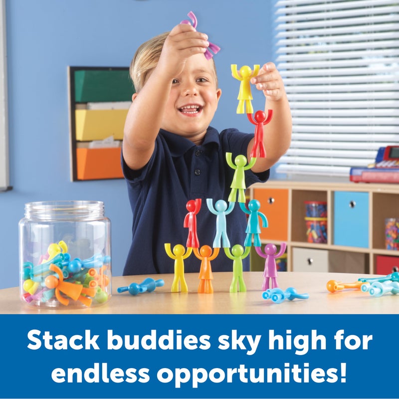 Learning Resources Buddy Builders,32 Pieces, Ages 3+, Fine Motor, Hand Eye Coordination Toy, Fine Motor Skills,Social Emotional Learning Toys - Image 3