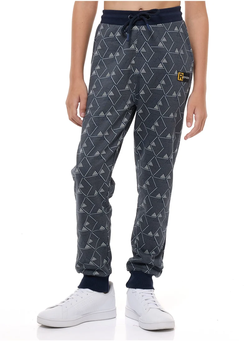 victor and jane Boys' 2-Piece Printed Hoodie and Jogger Set (3-14 yrs) Black