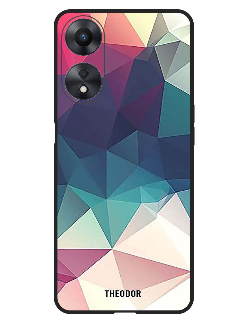 Theodor Protective Case Anti Scratch Shock Proof Bumper Cover For Oppo A78 Shape Doodles - Image 1