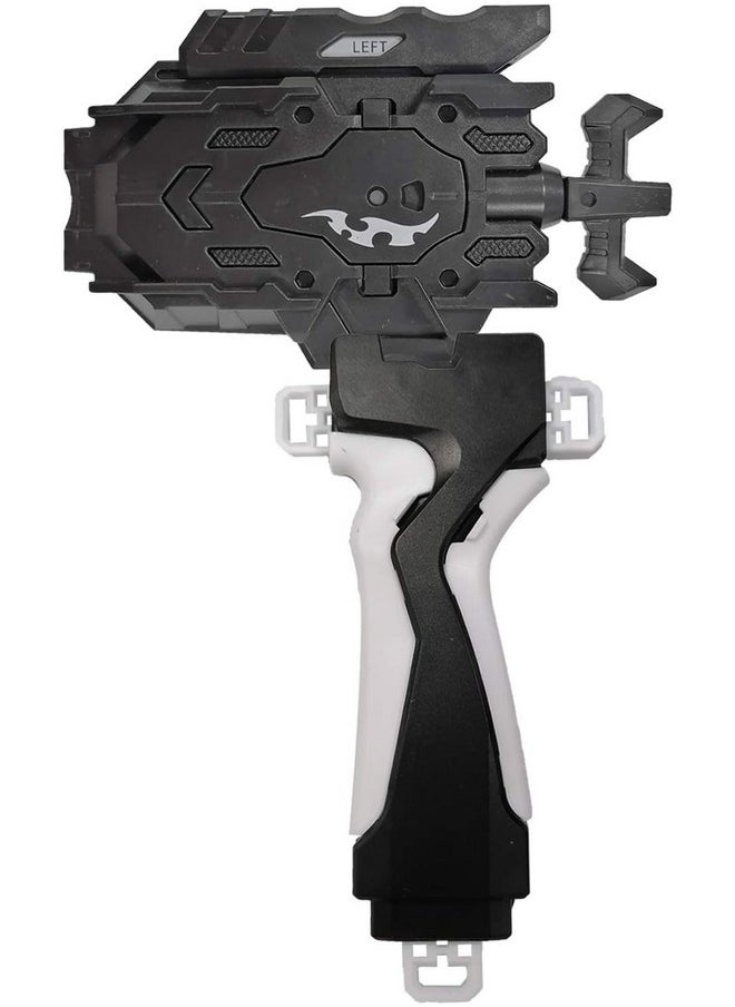 Maxbell - Maxbell Bey Gyro Blades Launcher and Grip, Light Sparking Battling Burst String Launcher Gyro Left&Right LR Spin Top Compatible with All Bey Burst Series Bey Battling Bey(Black) - Image 1