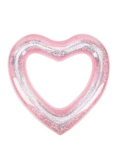 Inflatable Pool Float For Kids Adults Clearance Heart Shaped Swim Ring 120Cm Diameter Summer Swimming Tube Water Fun Beach Party Pool Toys Swimming Circle Glitter Rose Gold - pzsku/ZDA5D78062856A46D6496Z/45/_/1688537023/757e2f77-ef68-4ff8-b3ec-100074e11fe2