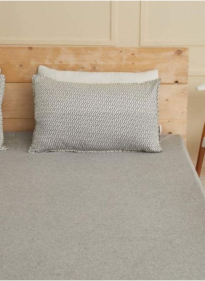Wakefit - Wakefit 100% Waterproof Premium Cotton Mattress Protector (200 x 180 cms - King Size, Grey) | Breathable and Hypoallergenic Ultra Soft Fitted Bed Protector - Image 1