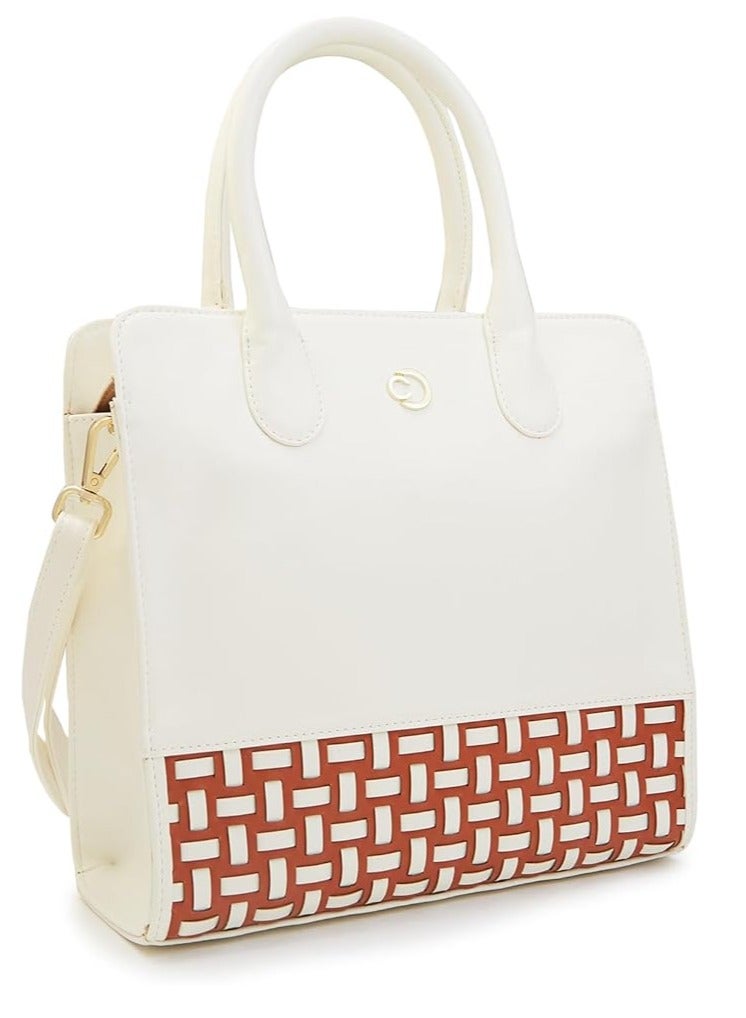 CAPRESE-ZETA TOTE MEDIUM VANILLA - Image 3