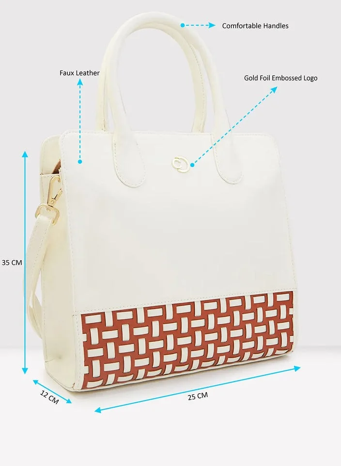CAPRESE CAPRESE-ZETA TOTE MEDIUM VANILLA
