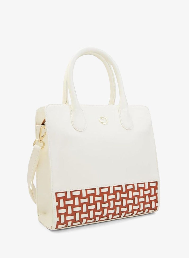 CAPRESE-ZETA TOTE MEDIUM VANILLA - Image 3