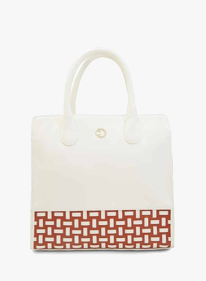 CAPRESE CAPRESE-ZETA TOTE MEDIUM VANILLA
