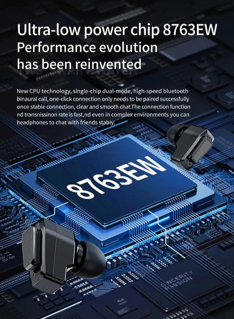 AROAQ JM09 Smart Watch TWS Two-In-One Bluetooth Call Multi-Sports Health Monitoring Watch - Image 2