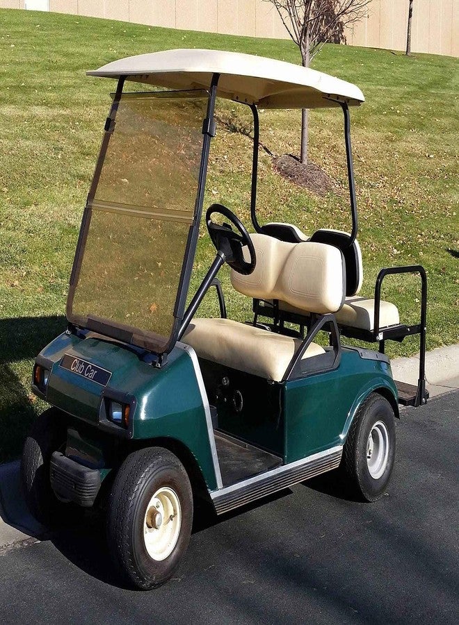 10L0L Windshield Sash Clips for Club Car DS & Precedent Golf Cart, Windshield Frame Hinge Retaining Holder Hardware OEM: 101444101 102163001, 12.4 inch Set of 2 - Image 3