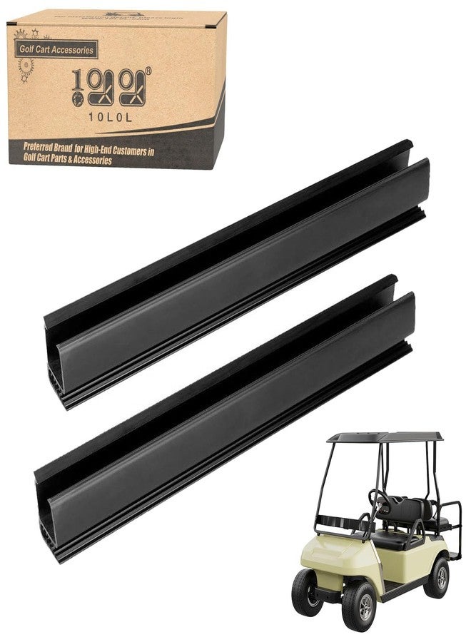 10L0L Windshield Sash Clips for Club Car DS & Precedent Golf Cart, Windshield Frame Hinge Retaining Holder Hardware OEM: 101444101 102163001, 12.4 inch Set of 2 - Image 1