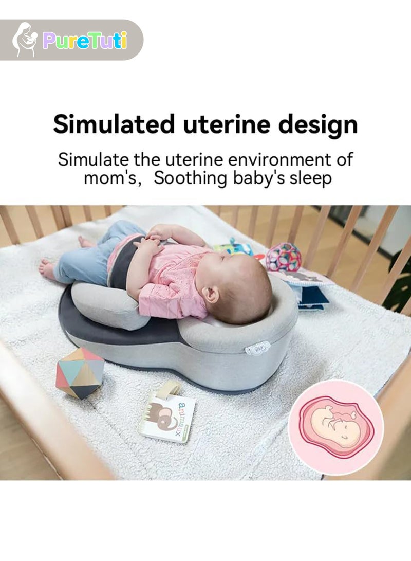PureTuti 15° Baby Anti-Reflux Incline Pillow with Non-Slip Base - Wedge Pillow to Reduce Spit Up, Aid Digestion & Improve Sleep for Newborns & Infants - Image 4