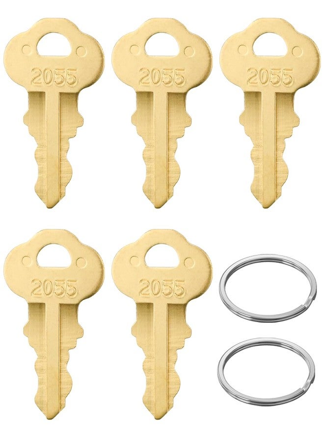Mellbree 2055 Keys Compatible for Bradley Toilet Paper Dispenser, Toilet Tissue and Soap Dispensers, 5-Pack - Image 1