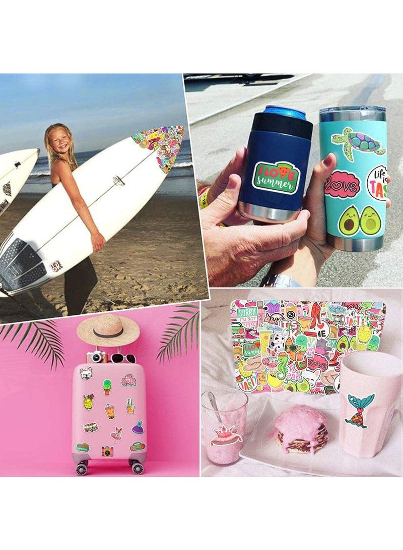 Arabest 50 Pack Girls Waterproof Vinyl Sticker Pack Water Bottles - Image 3