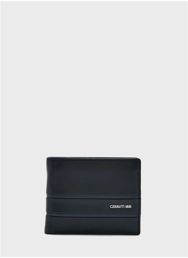 CERRUTI 1881 Mike Blue Leather Wallet for Men