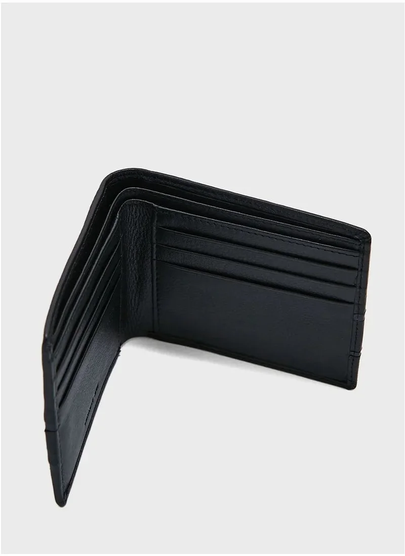 CERRUTI 1881 Mike Black Leather Wallet for Men