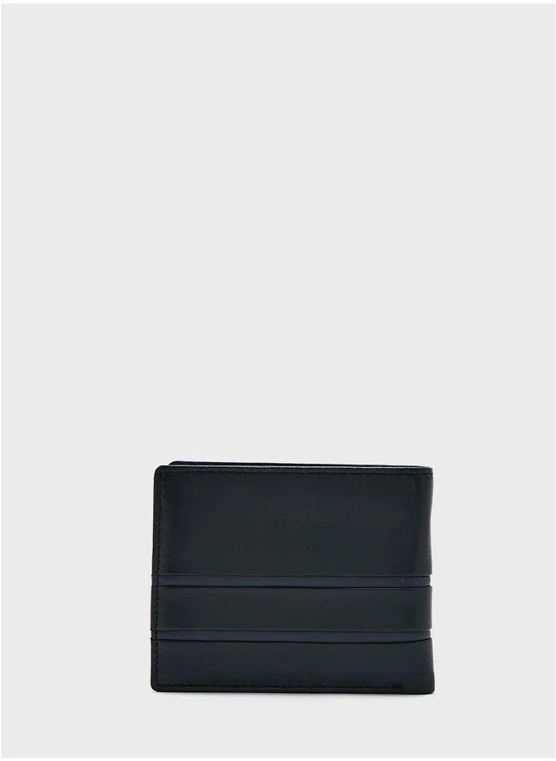 CERRUTI 1881 Mike Black Leather Wallet for Men