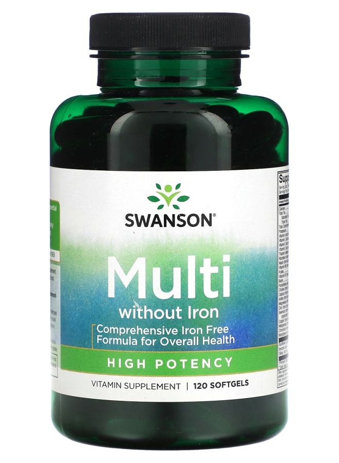 SWANSON Multi Without Iron 120 Softgels