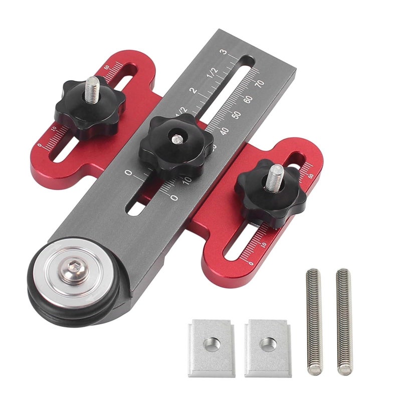 Thin Rip Jig Aluminum Alloy Multipurpose Feather Board Saw Press Feeder 1pcs Color 2 - Image 2