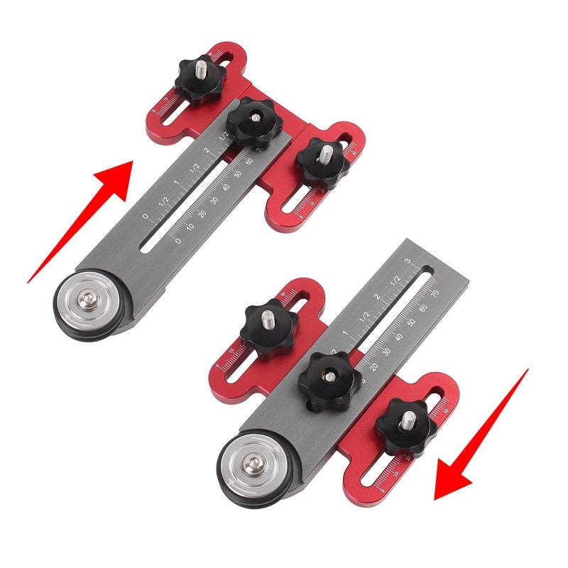 Thin Rip Jig Aluminum Alloy Multipurpose Feather Board Saw Press Feeder 1pcs Color 2 - Image 5
