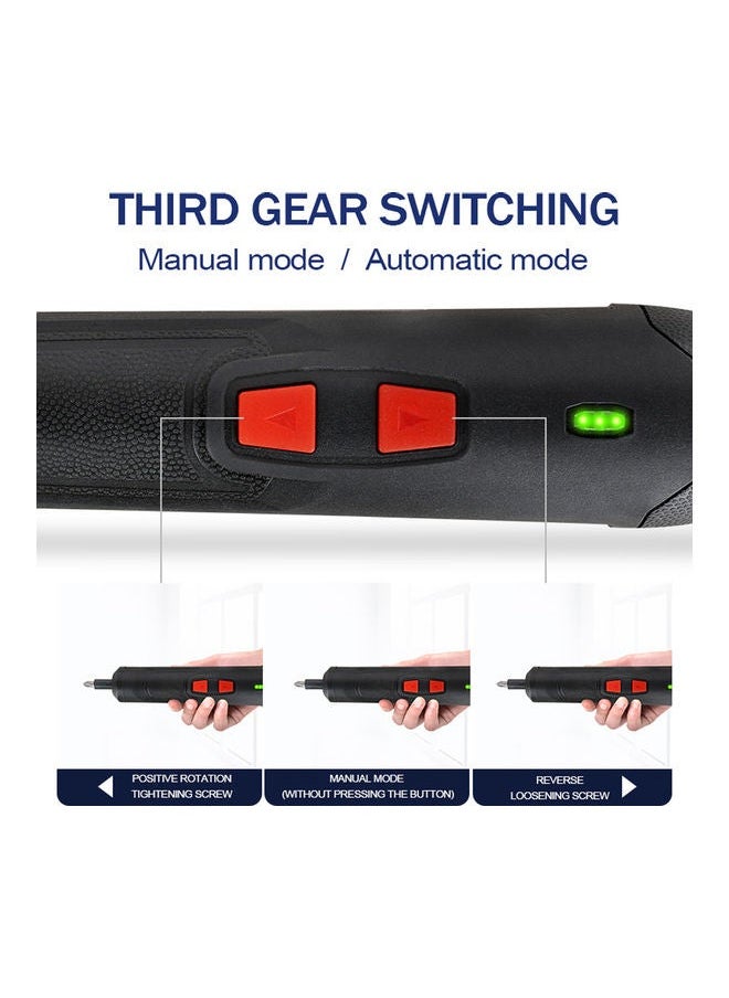 NIBEMINENT - Electric Screwdriver Six Adjustable Gear Multicolour - Image 1