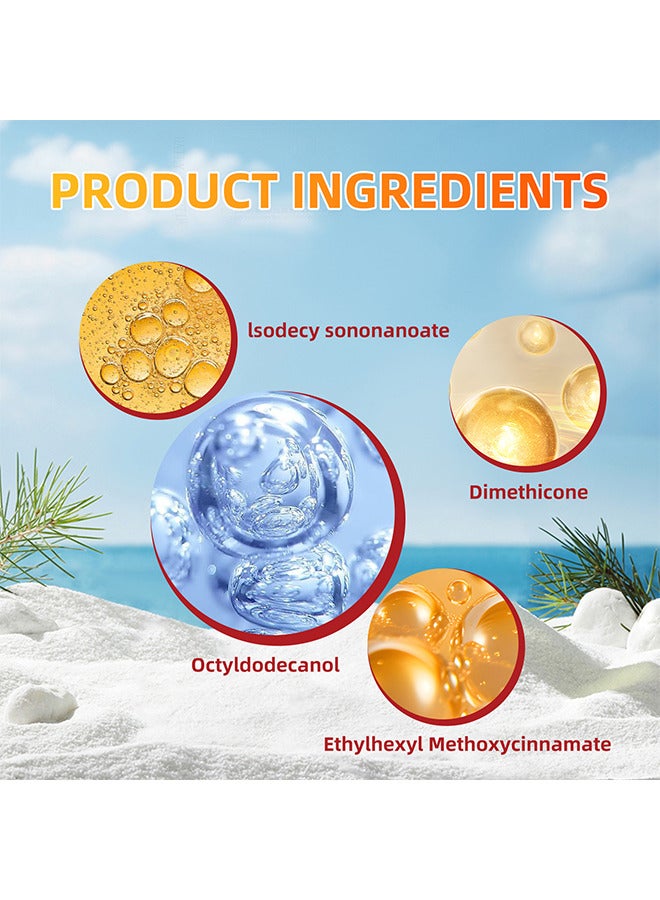 لونون الببتيد 9 أحمر الشمس الحيوي spf50 + PA +++ ، محمول حماية الأشعة فوق البنفسجية الحيوية واقي الشمس عصا المحترف ، واقيات الشمس للوجه للجنسين ، منعشة غير دهنية وسهلة التطبيق - Image 2