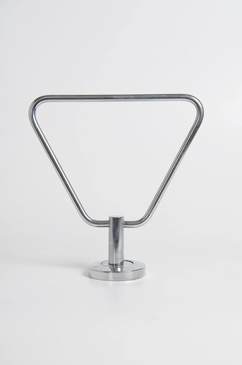 Stainless Steel Bathroom Towel Napkin Ring Rod Chrome Finished Towel RingTriangular 7 inch  - Image 3