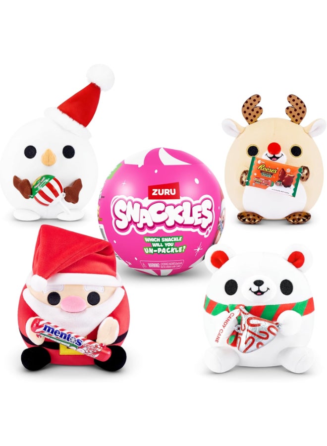 Snackles 5 inch Plush Christmas Edition by ZURU - Image 4