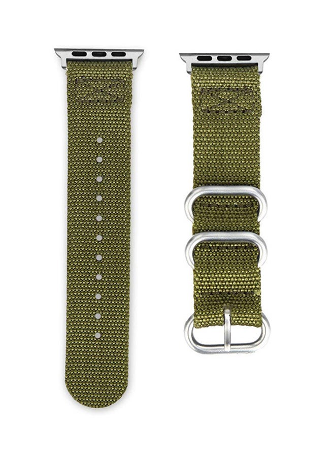 EHOME Replacement Band For Apple Watch 28mm Army Green - Image 3