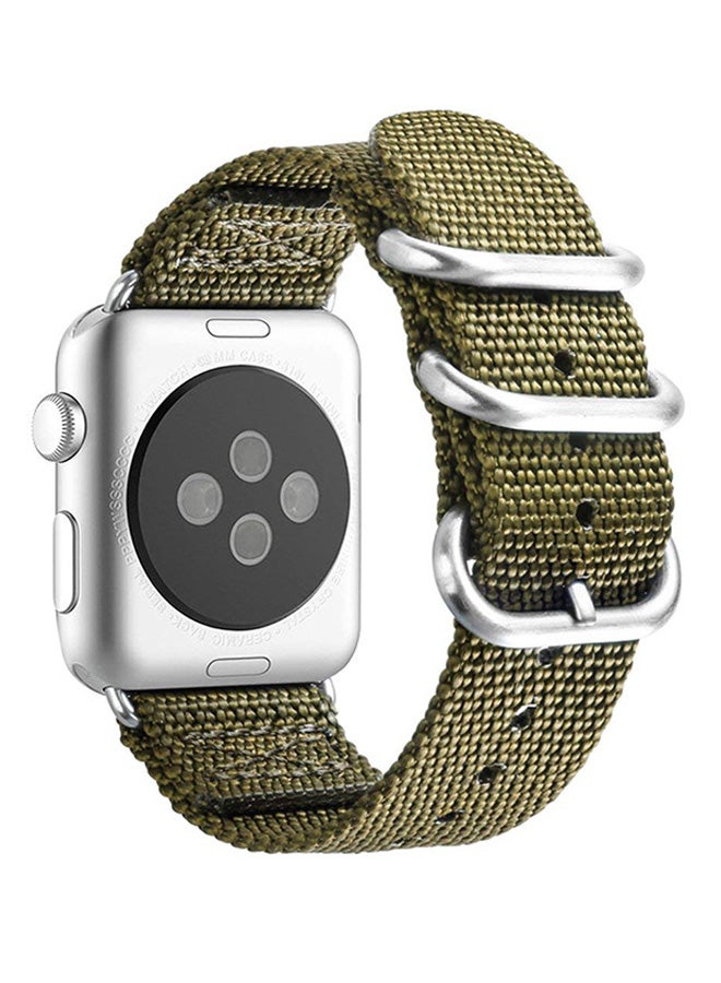 EHOME Replacement Band For Apple Watch 28mm Army Green - Image 2