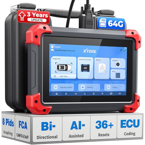 XTOOL D7 Bidirectional Scan Tool: 2026 Ai-Assisted OBD2 Scanner Diagnostic Tool with 36+ Resets, Full System Car Scanner with EPB, Injector Test, Throttle, Crank Sensor Relearn, FCA, CANFD & DoIP - Image 1