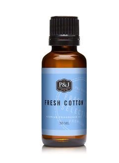 P&J Trading P&J Trading Fresh Cotton Scented Oil 30ml Fragrance Oil for Candle Making Soap Making Diffuser Oil  - Image 1
