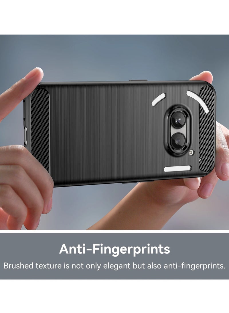 For Nothing Phone 2A Silicone Cover Black - Premium 2.0mm TPU Silicon, Enhanced Camera Protection with Lens Shield, Shockproof & Water-Proof Cover for Nothing Phone 2A - Image 4