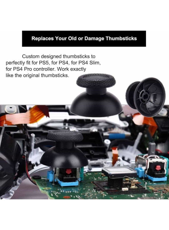 Anmi 4 Pack Analog 3D Joysticks Replacement for PS5 DualSense Controller, Joysticks Part with Repair Screwdriver Kit for Playstation 5 Controller Analog Stick Module Replacement - Image 4