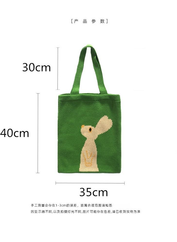 NIBEMINENT - Waterproof One-shoulder Environmental Canvas Shopping Tote Handbag - Image 1