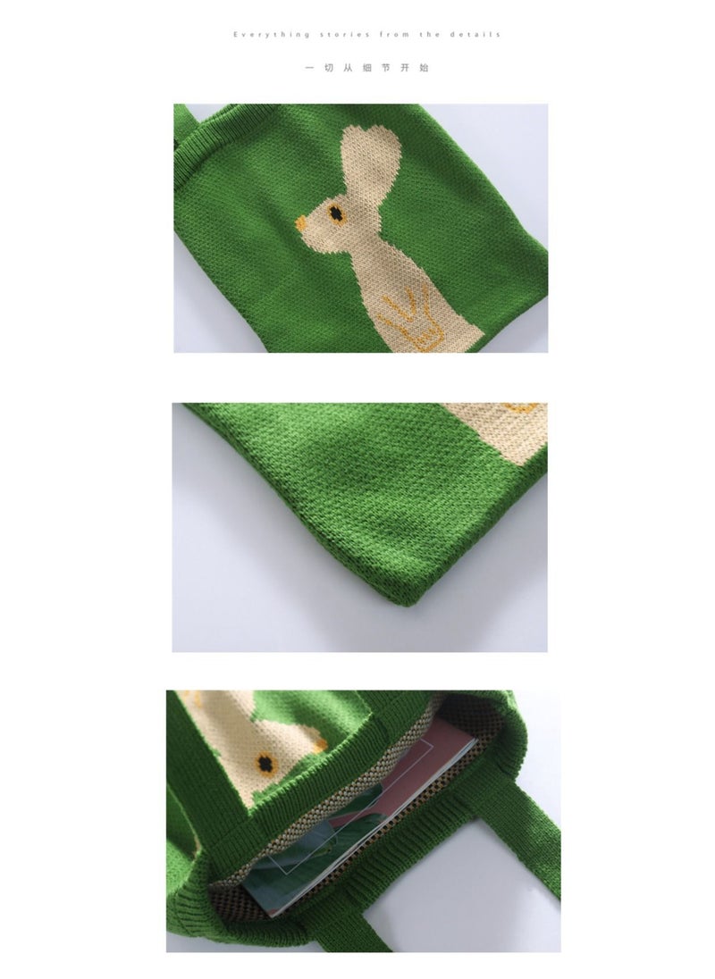 NIBEMINENT - Waterproof One-shoulder Environmental Canvas Shopping Tote Handbag - Image 1