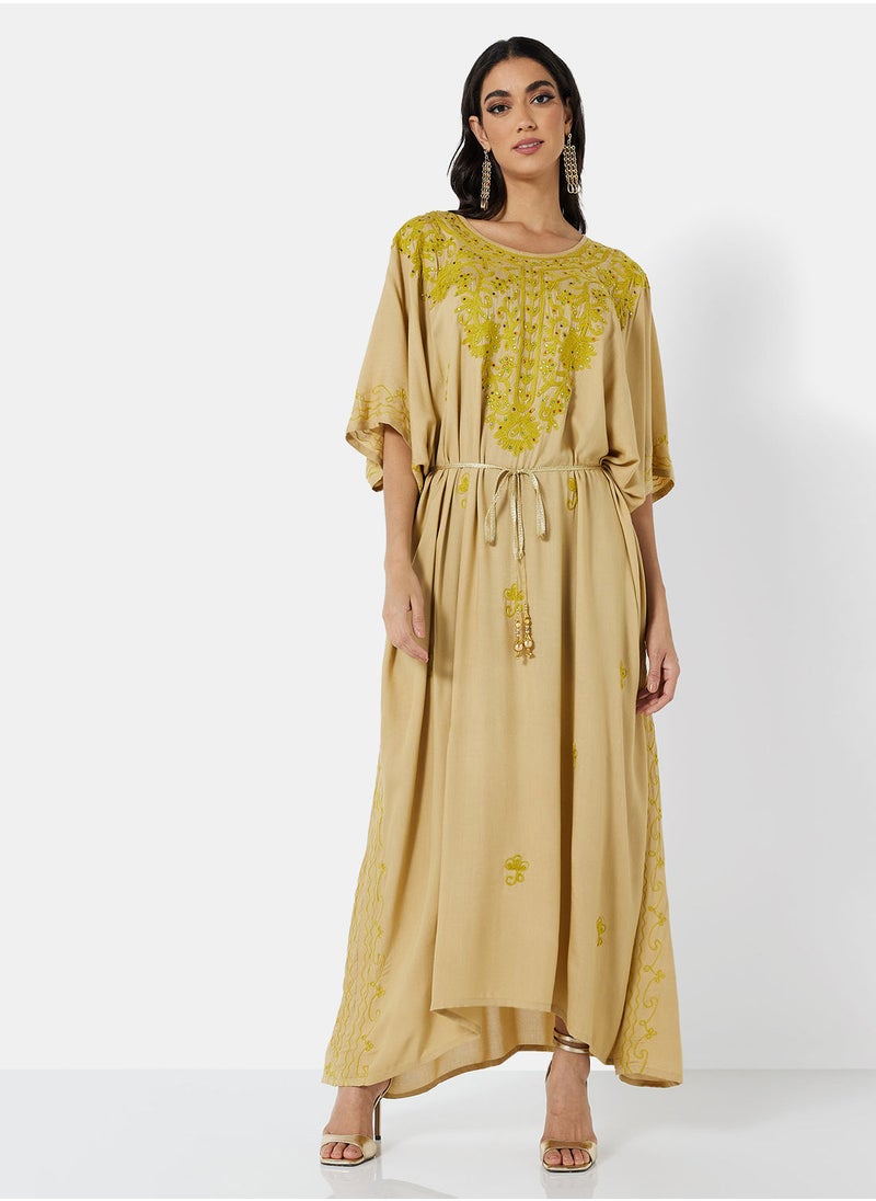 ARABIAN CLOSET EMBROIDERED KAFTAN  - Image 1