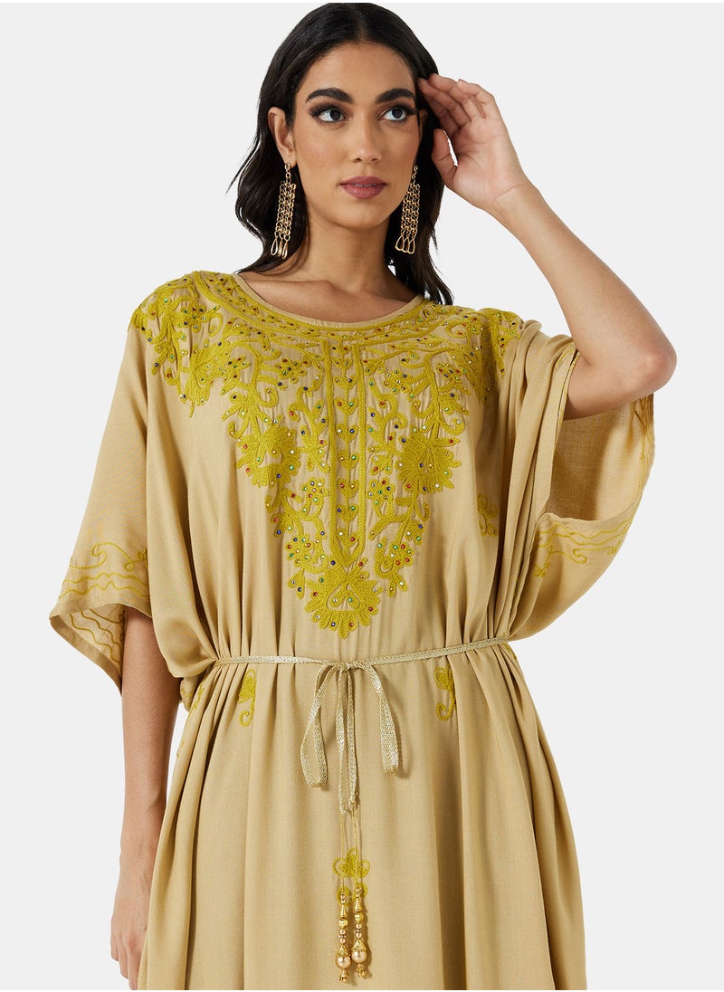 ARABIAN CLOSET EMBROIDERED KAFTAN  - Image 4
