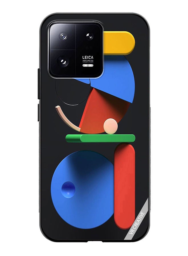 VR CREATIVE Protective Case Cover For Xiaomi 13 Art Of Life Abstract Design Multicolour - Image 1