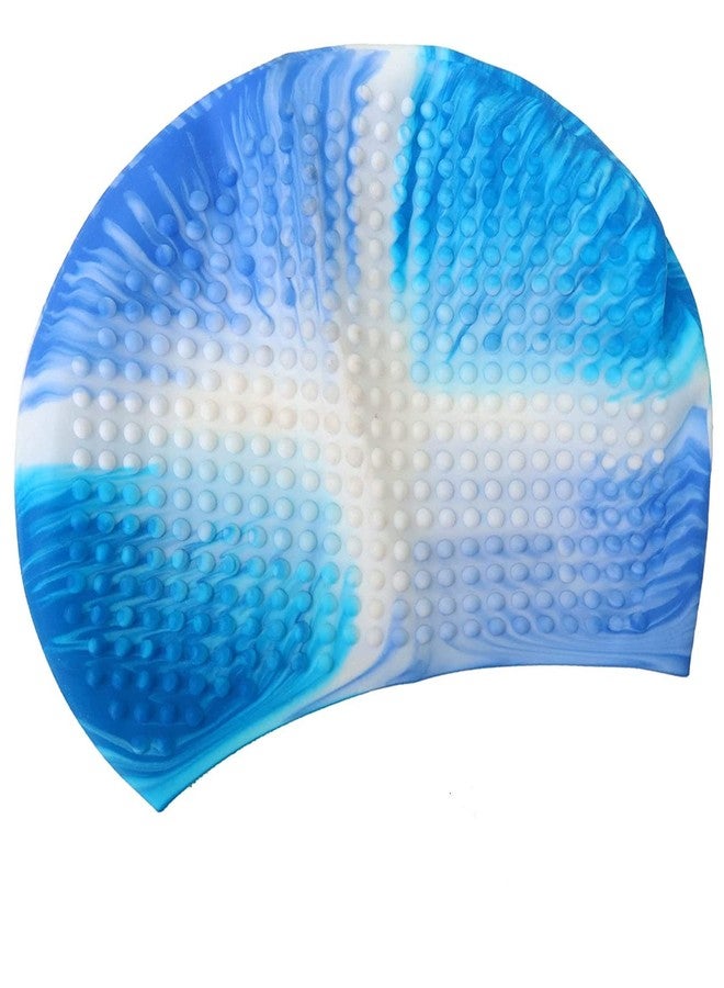TEMPEST Silicone Swimming Cap for Men Boys Women Girls | Anti Slip Swiming Cap for All Age Groups - Image 1
