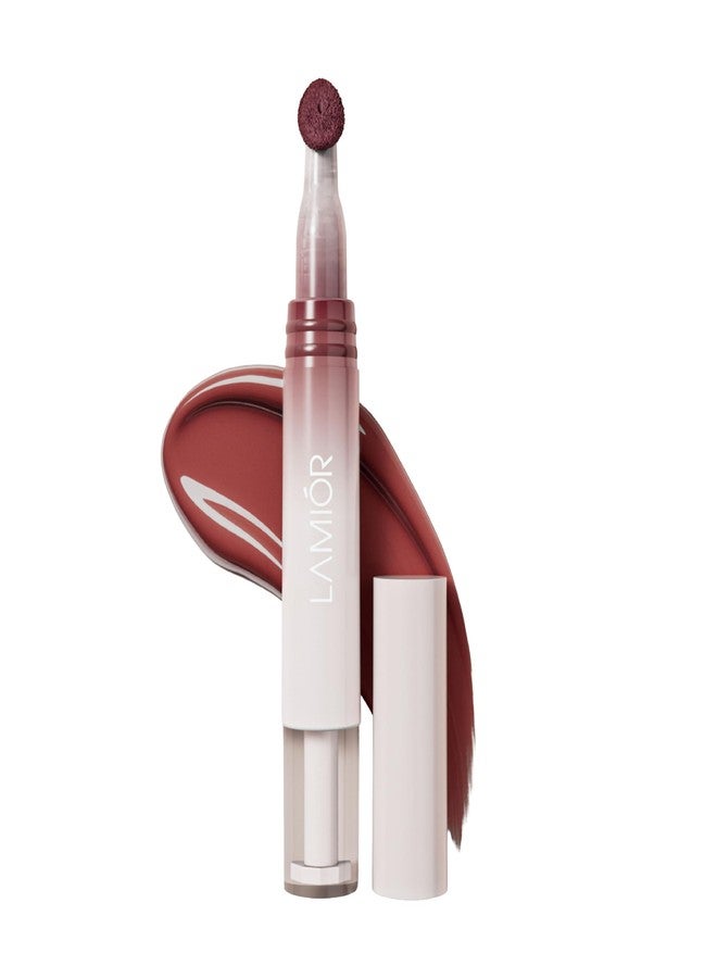 LAMIOR Hydrating Lip Gloss Stain | 2-in-1 Ultra Glossy Shine & Long-Lasting Lip Tint | Peptide & Superfood Infused | Non-Sticky, Lightweight, High Pigment, Vegan & Cruelty Free - Image 1
